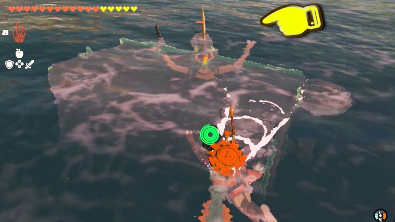 泳ぐリザルフォスを鉄で沈めたら流石に溺れる説【ゼルダの伝説ティアーズオブザキングダム】