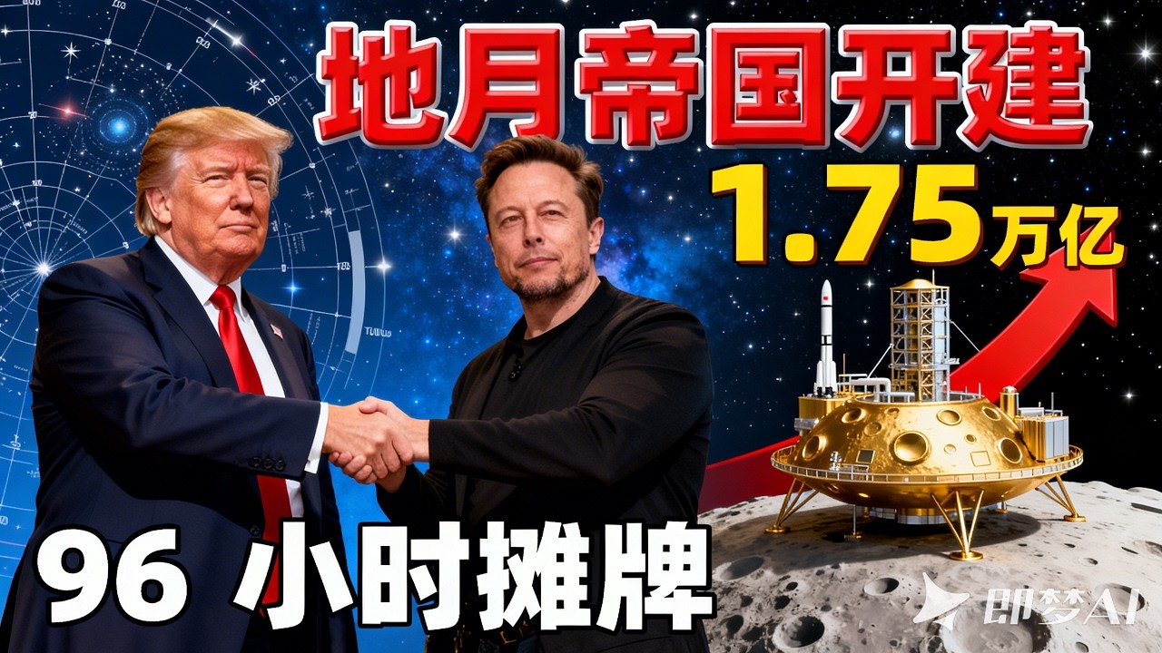 馬斯克 96 小時攤牌！月球工廠 + 1.75 萬億 IPO，地月帝國真的要來了#2026 #馬斯克#特斯拉#SpaceX#月球工廠