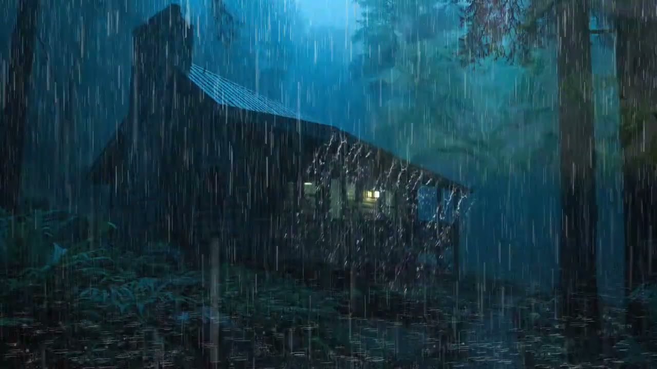 Night Rainstorm ASMR Sleep | Deep Sleep Rain Sounds for Relaxation, Comfort, and Quiet Rest