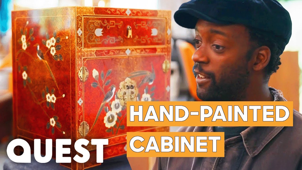 Hand-painted Chinese Cabinet Is The Perfect Fit For This Dress Shop! | The Great Antiques Challenge