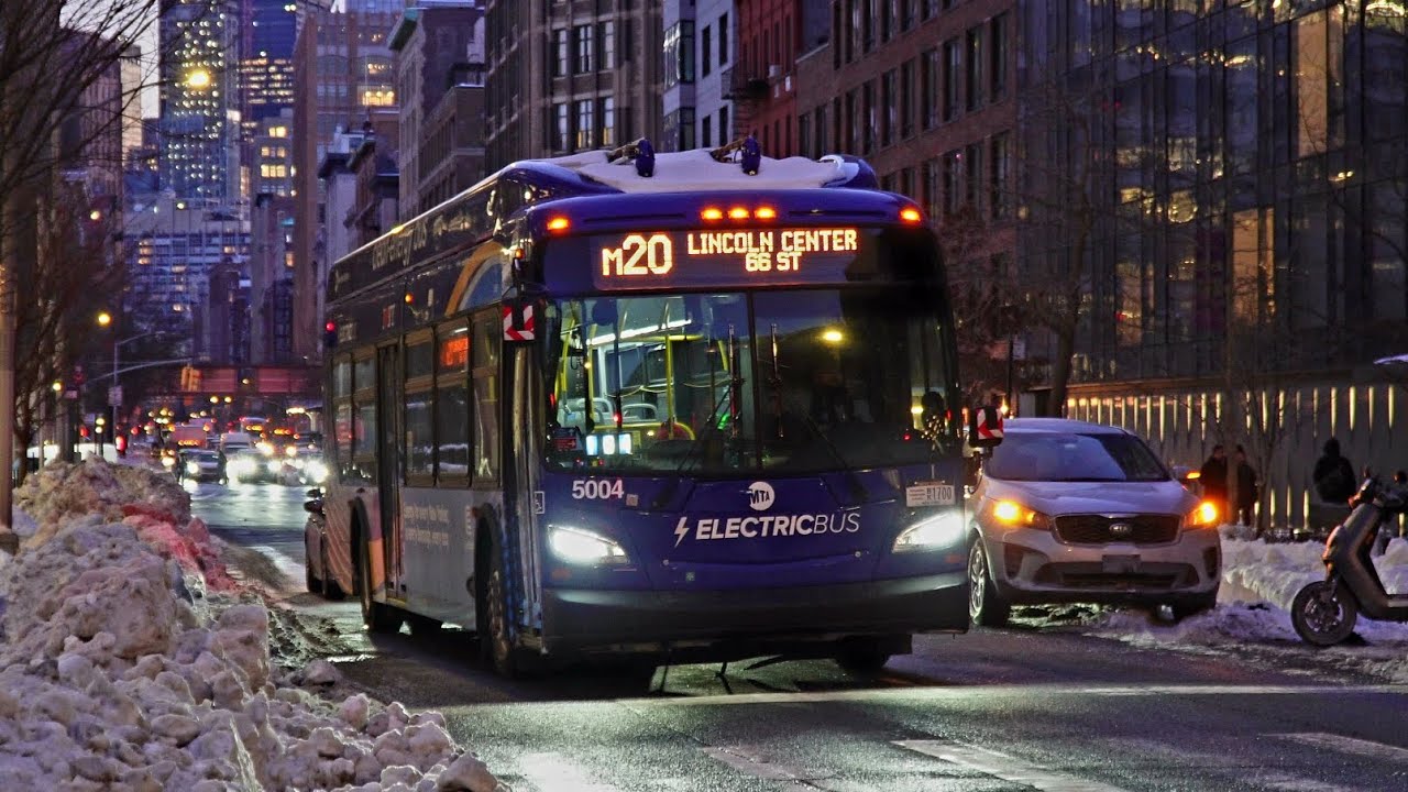 Michael J Quill 2024 New Flyer XE 40 #5004 on the M20 to Lincoln Center 66 St