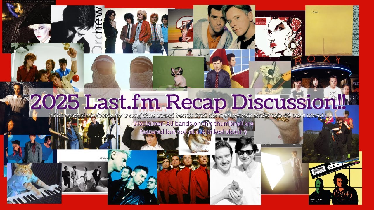 Looking at my 2025 Statistics on Last.fm