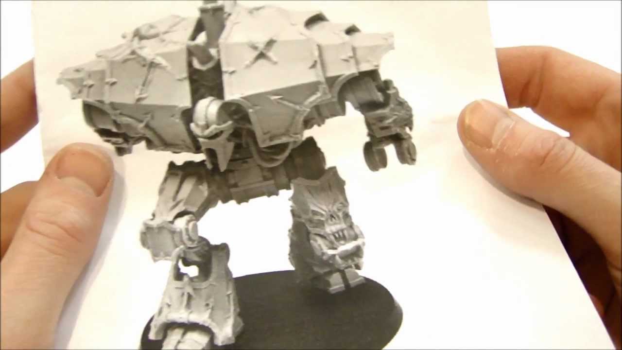 40k Forge World Unboxing Chaos Decimator Daemon Engine