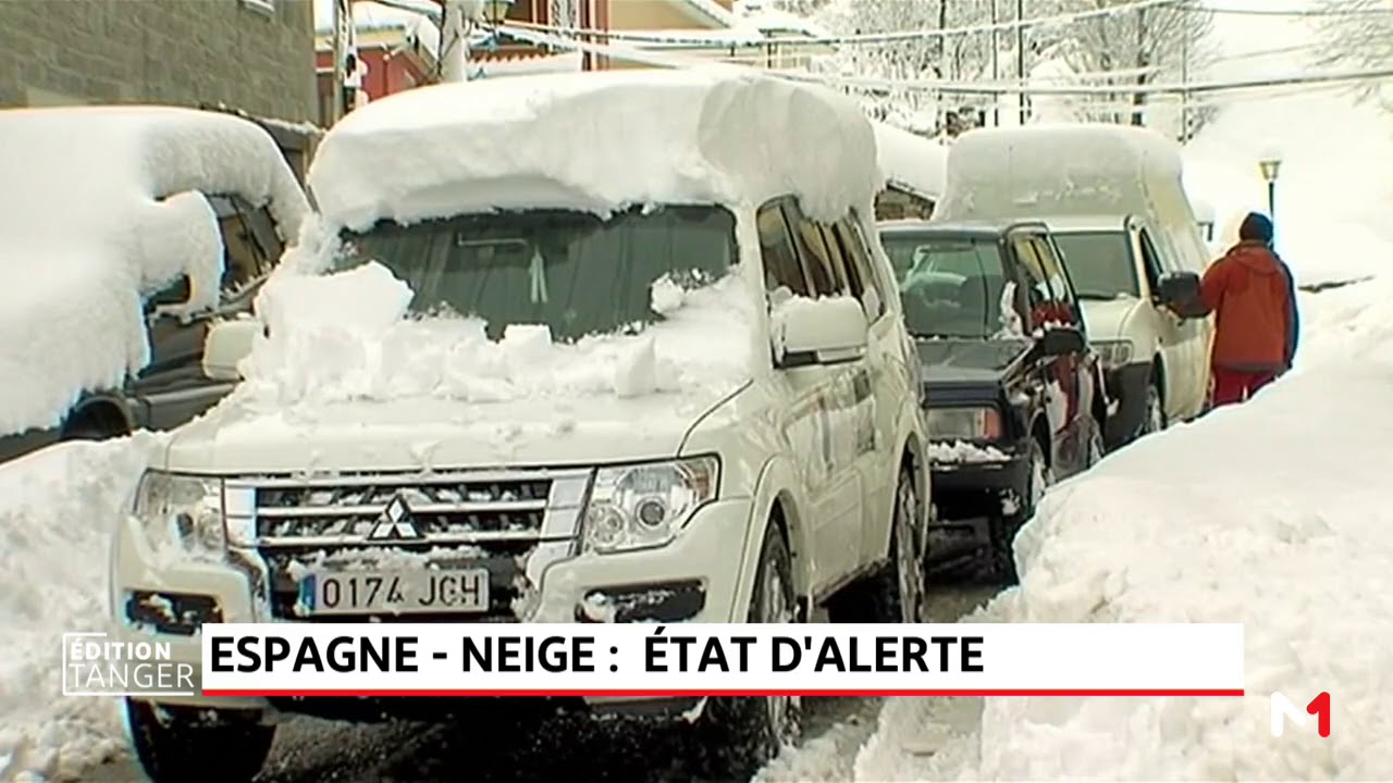 Espagne: Chaos en raison des chutes de neige exceptionnelles