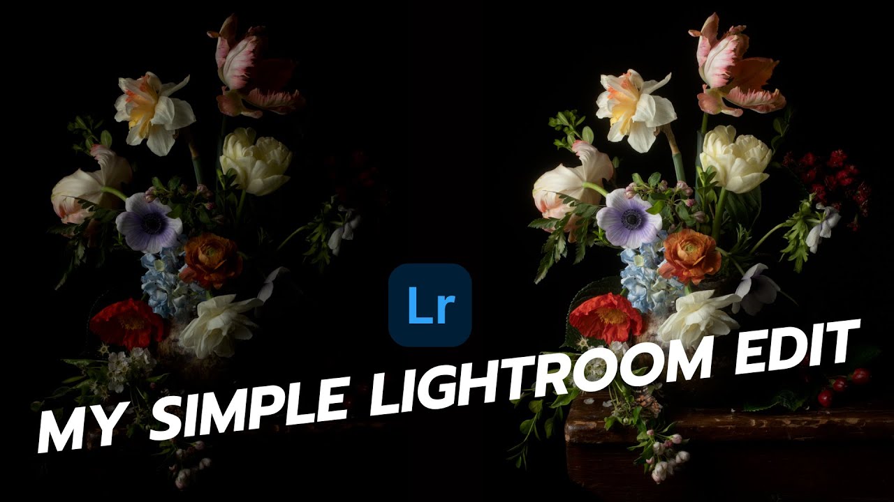 Dutch Master Inspired Floral Photography Edit in Adobe Lightroom