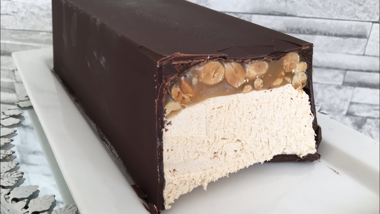 گلاص السنيكرز بمذاق ولا أروع. Glace  snickers