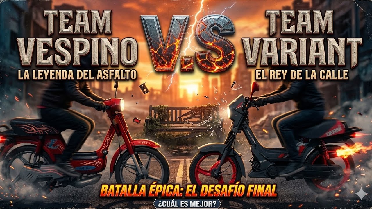 🔴🏁🏁¿ CUAL CORRERÁ MAS? 🏁🏁🔴¿ ERES DE DERBI VARIANT O DE VESPINO ?
