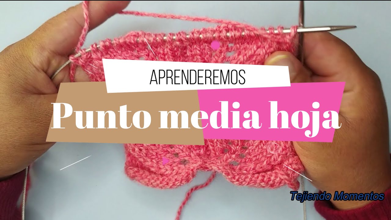 Punto media hoja paso a paso - muy facil