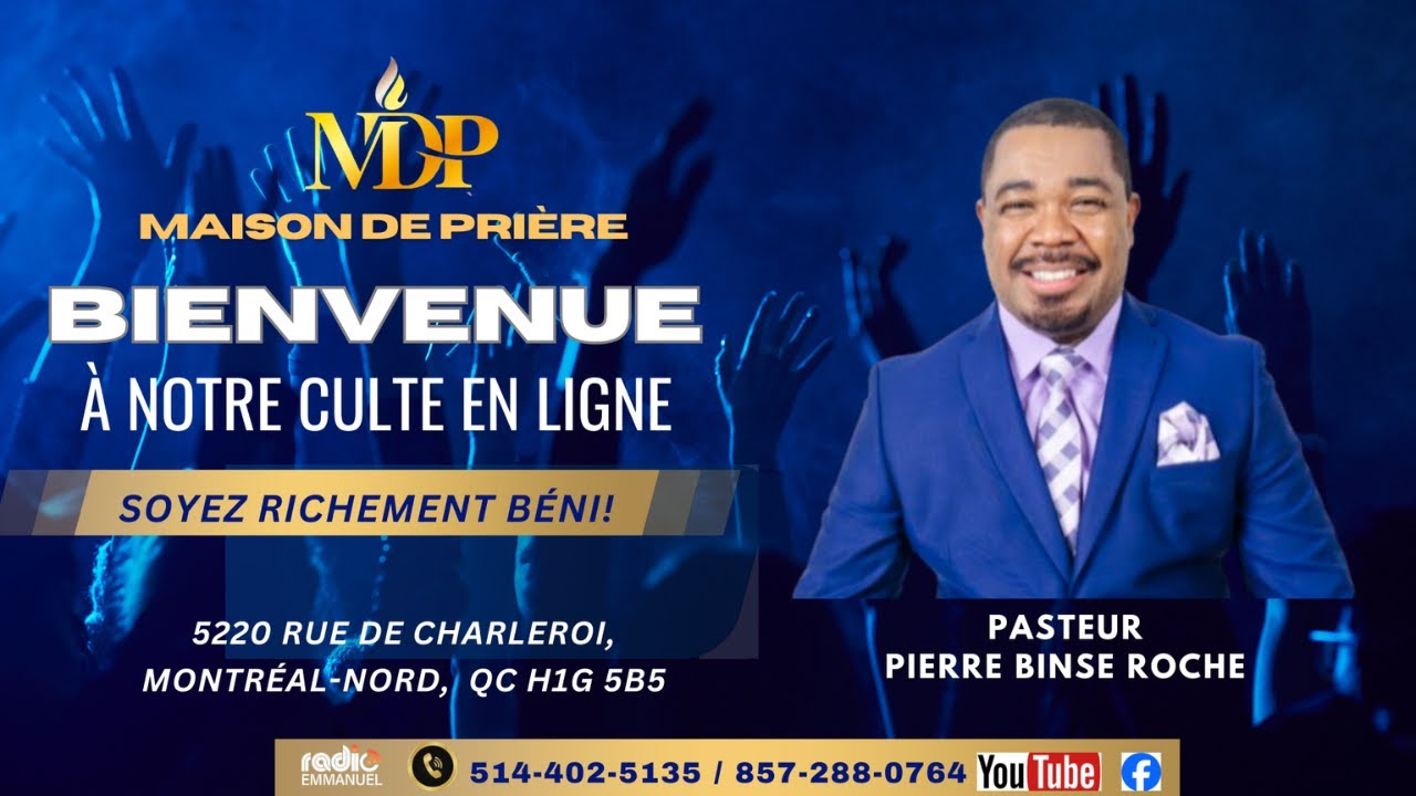 SERVICE DIMANCHE MATIN 15/02/2026| RADIO EMMANUEL | PIERRE BINSE ROCHE