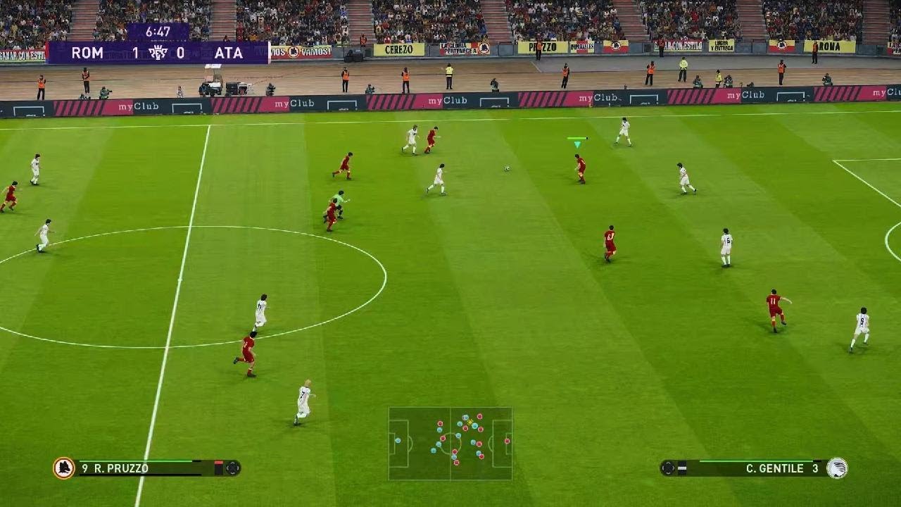 Roma 84_85 X Atalanta 84_85 eFootball PES 2021