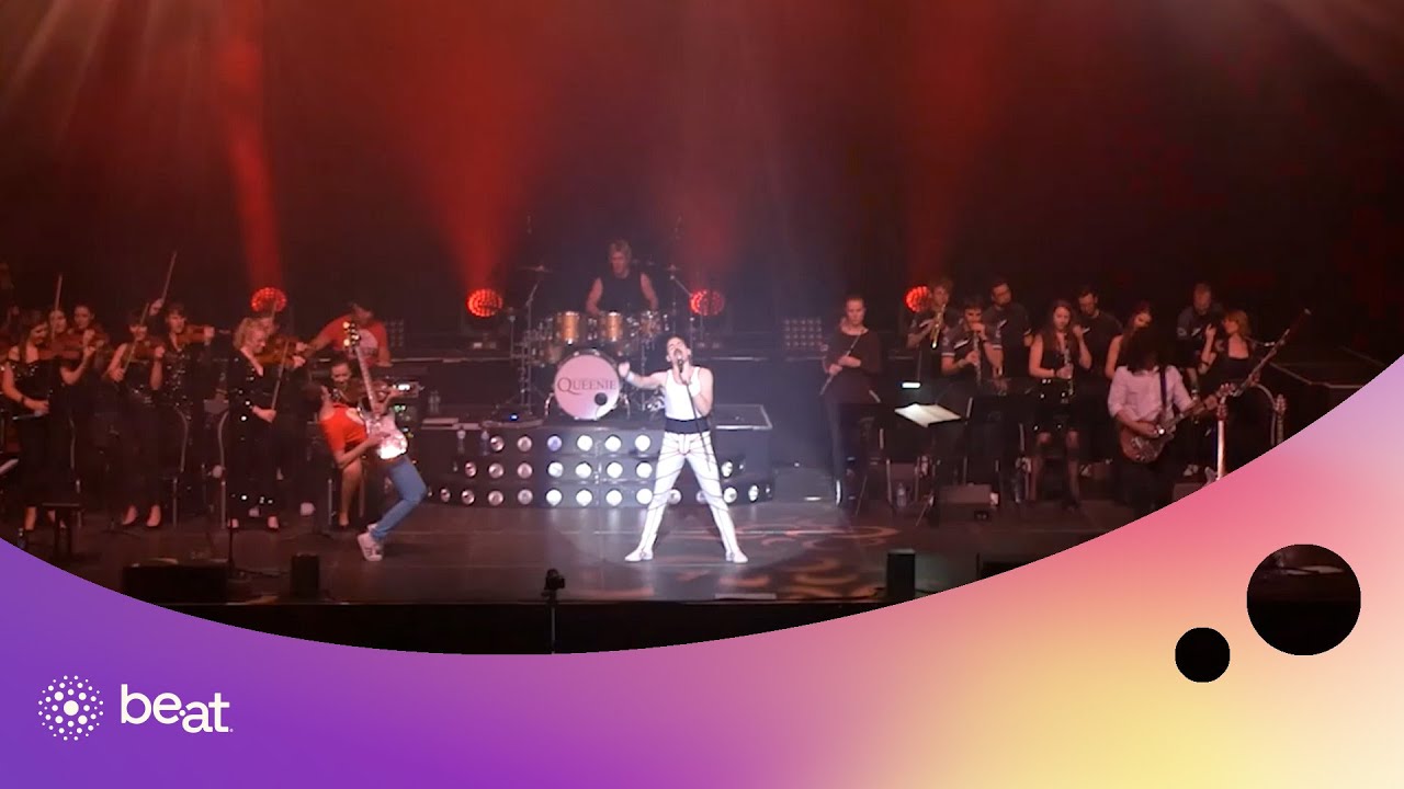Rock your world met Queen, the unique symphonic celebration op 2 juli in de Proximus Pop-Up Arena!