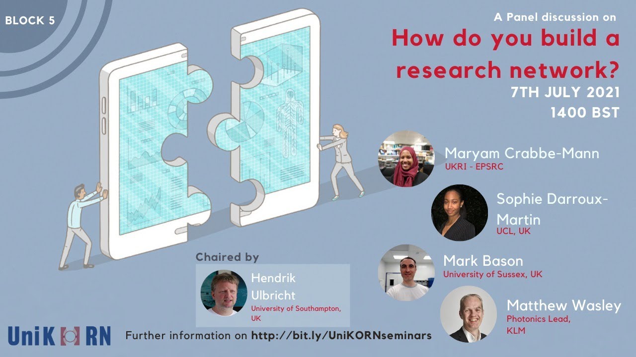 Panel discussion: How do you build a research network?