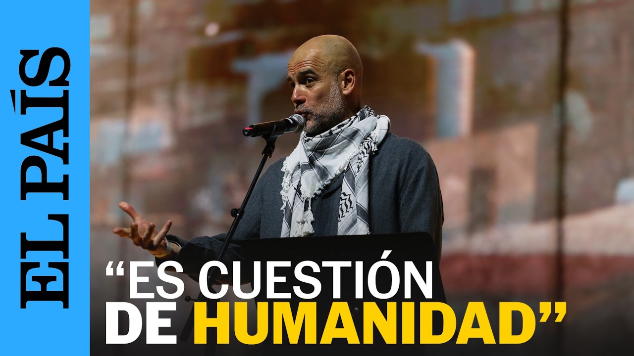 GUARDIOLA sobre el PUEBLO PALESTINO: 