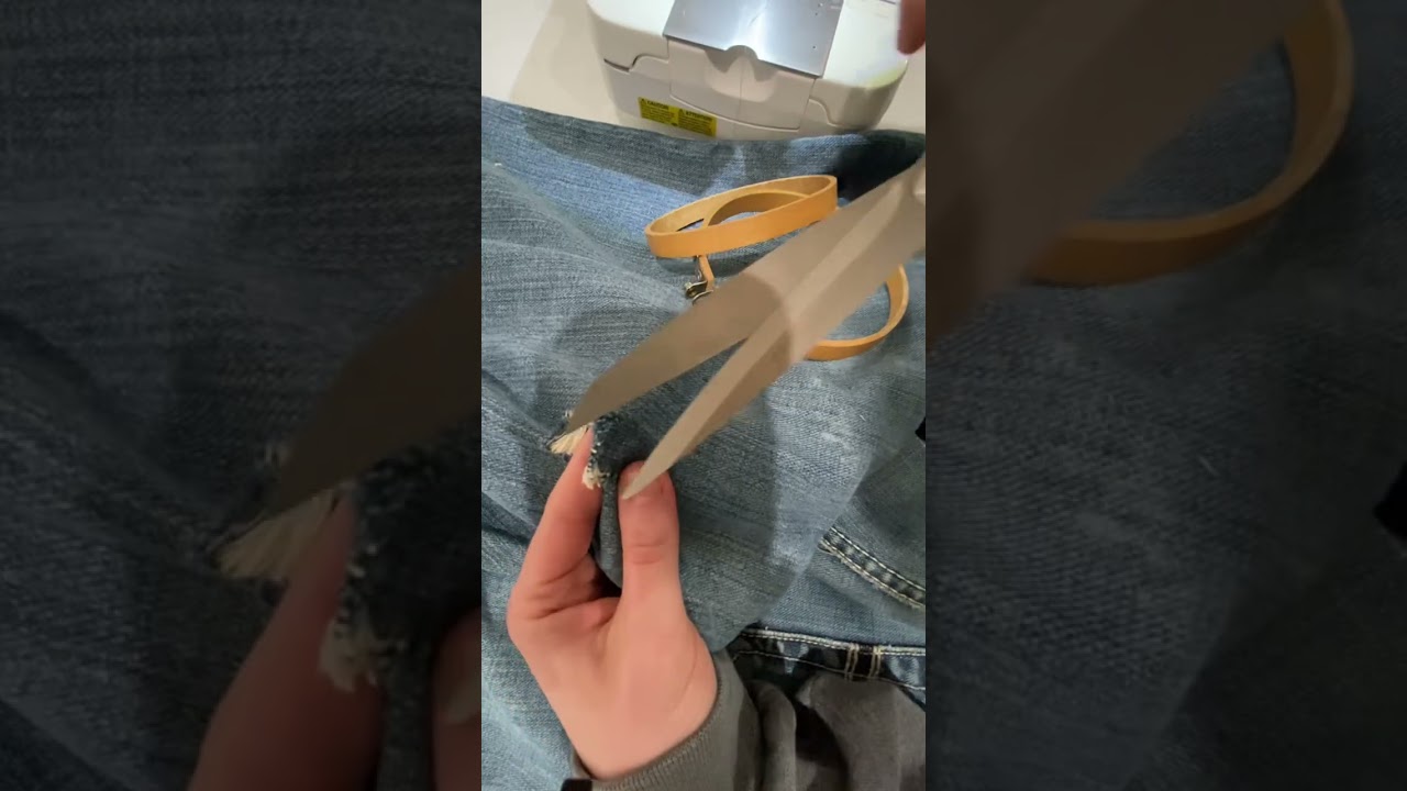 How to Patch Jeans! Are these REPAIRABLE 🤔⁉️