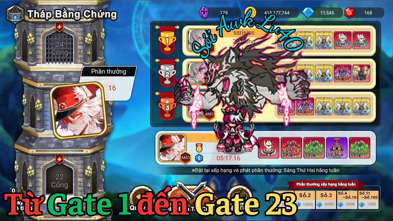 Gate 1 đến Gate 23 | Gold Tower Defence #53 | Nobis