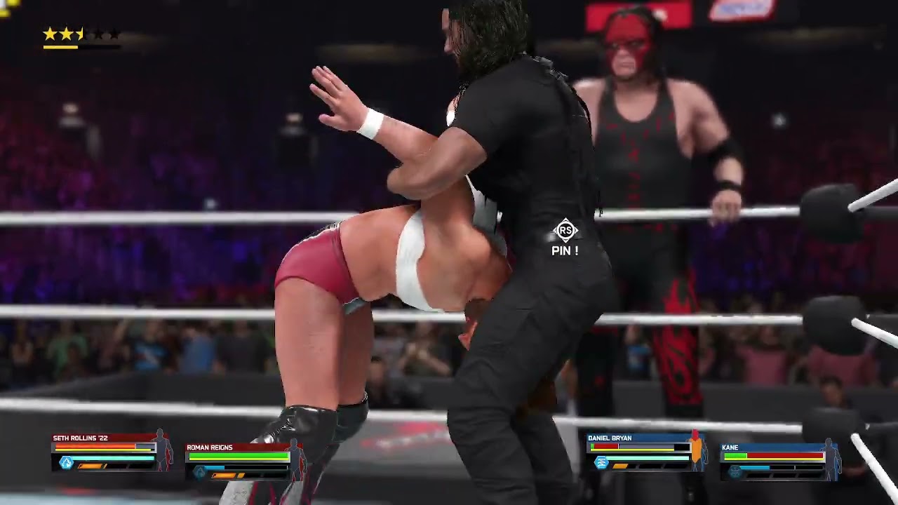 wwe 2k25 the shield vs team hell no