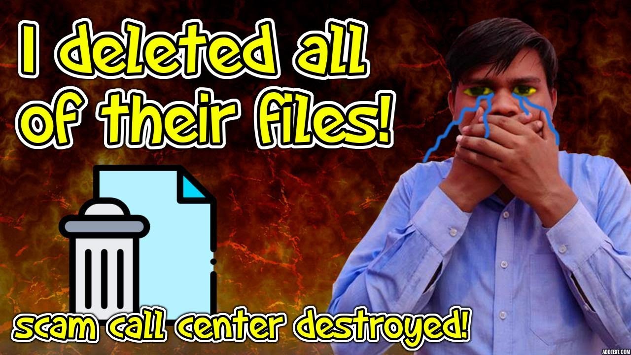 I CRASHED A Scam Call Center, DELETED Their FILES And SHUT THEM DOWN!