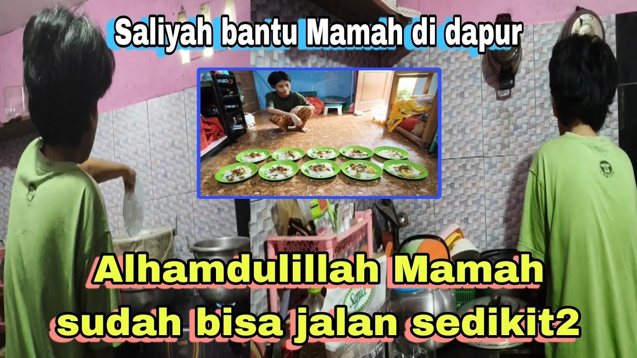 Alhamdulillah Mamah sudah bisa jalan sedikit2 #egoadriano #purnomobelajarbaik #sinauhurip #yayasan  