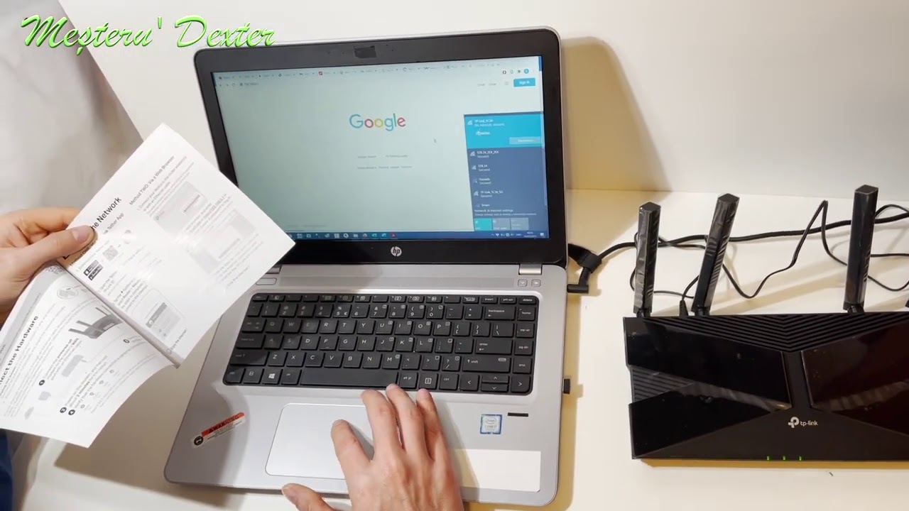 Internet- test viteza si setare router Tp-link cu digi
