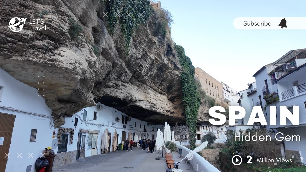 Walking Tour in Setenil de las Bodegas, Spain 🇪🇸 | Exploring the Stunning Cave Houses & Streets