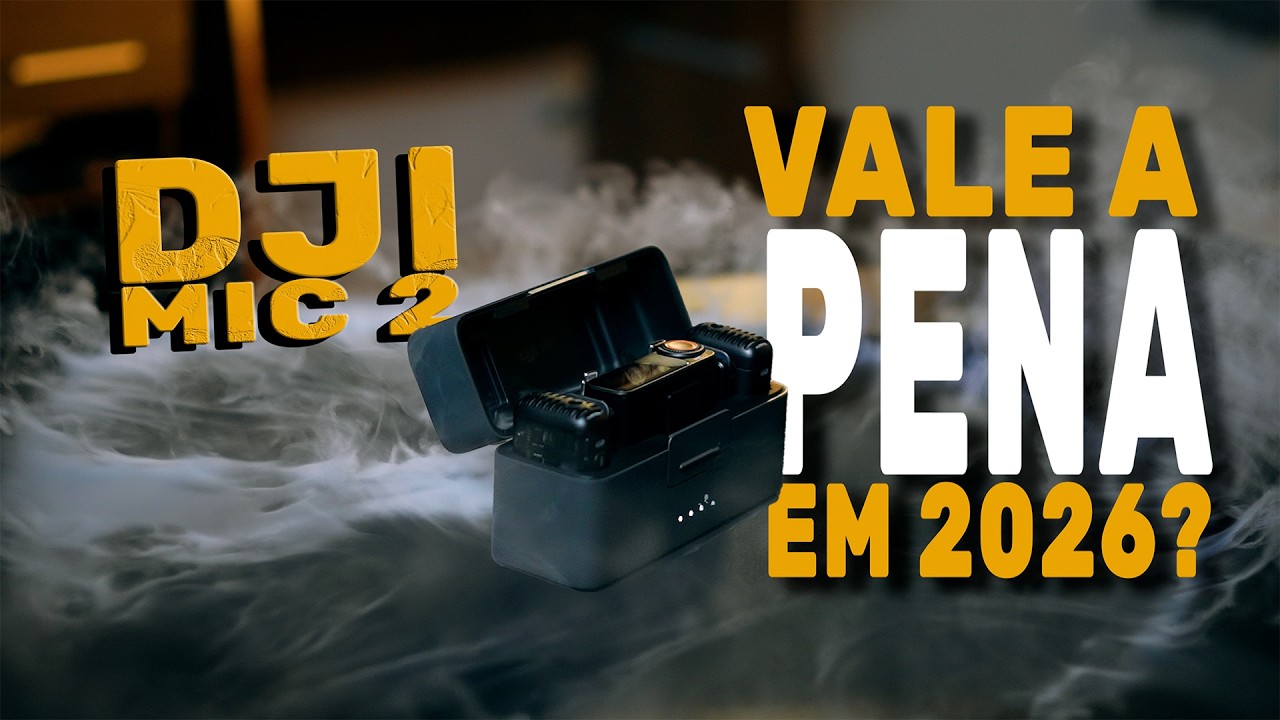 LAPELA DJI MIC 2 AINDA VALE A PENA? | Melhor microfone sem fio!!