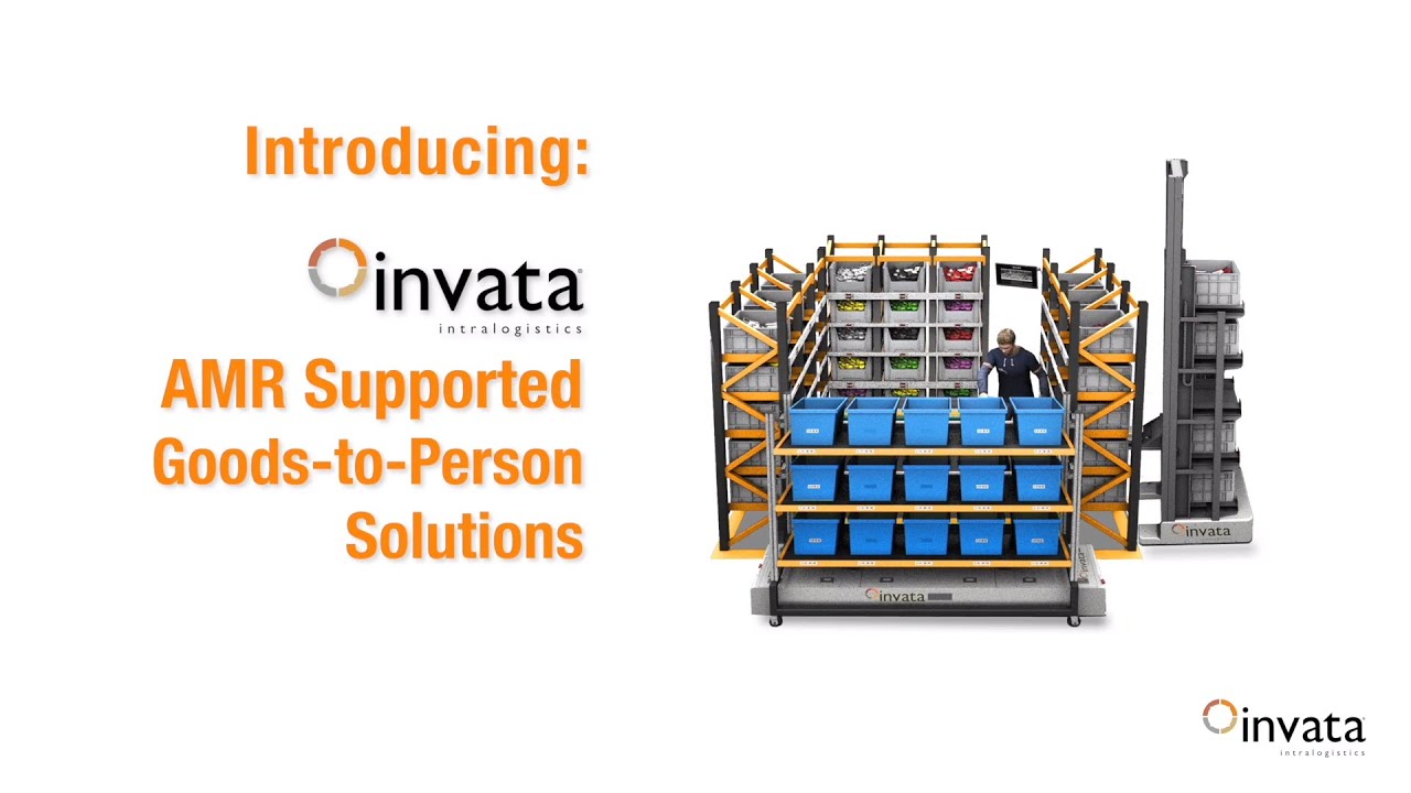 Invata AMR Supported Goods-to-Person Solutions | Invata Intralogistics