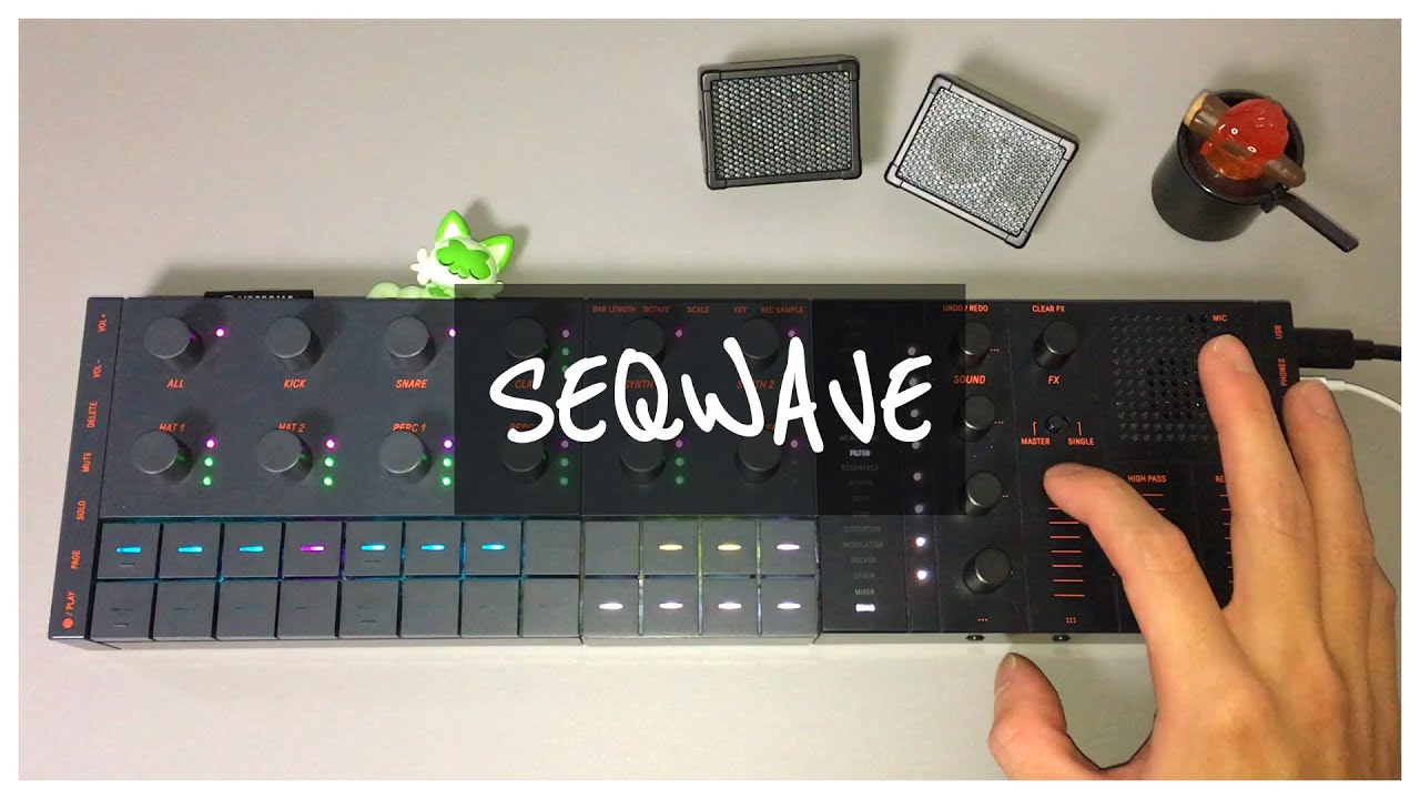 Let's try synthwave on SEQTRAK.