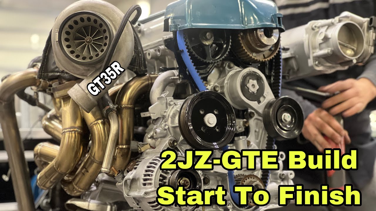Сборка TOYOTA 2JZ ~ Полный цикл от начала до конца
