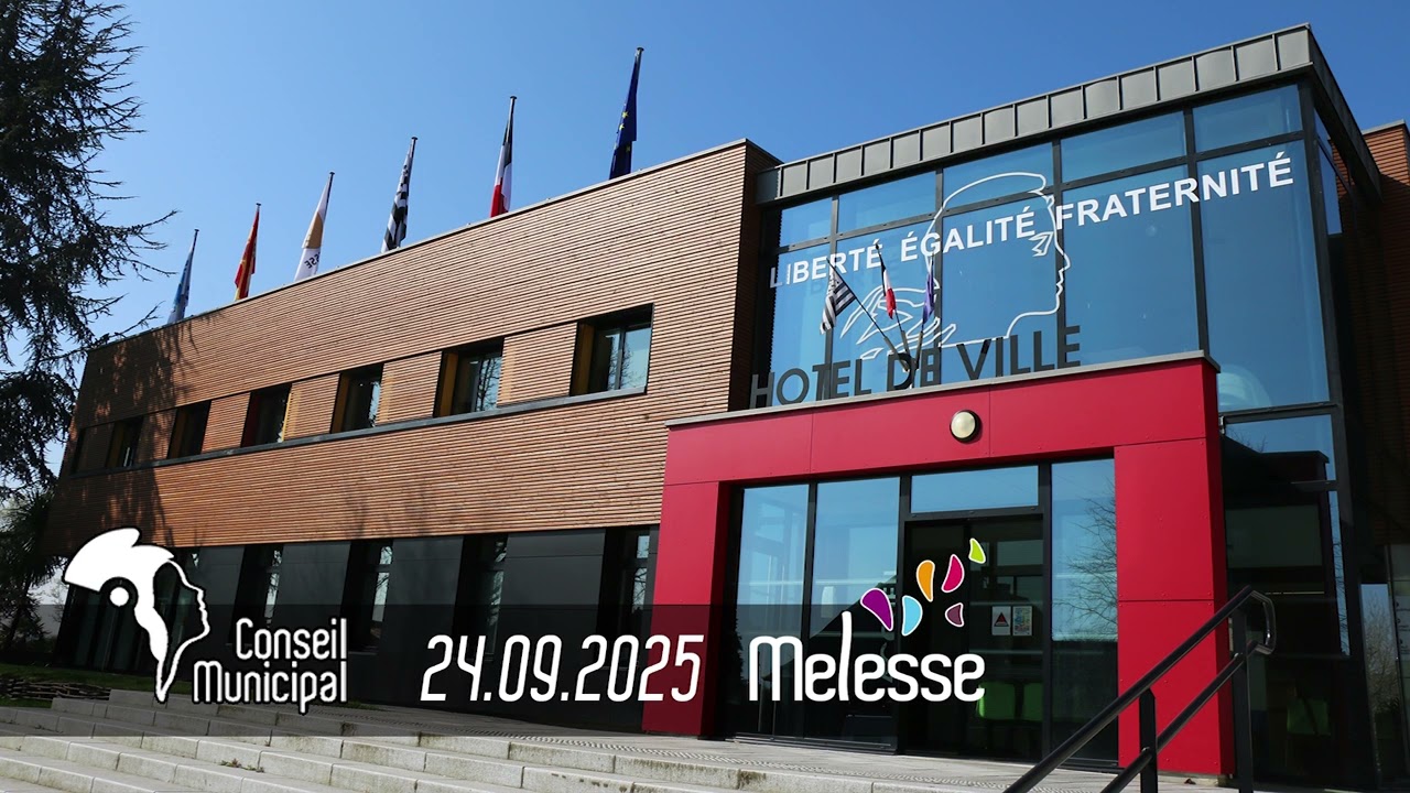 Conseil municipal - Ville de Melesse - 24 septembre 2025