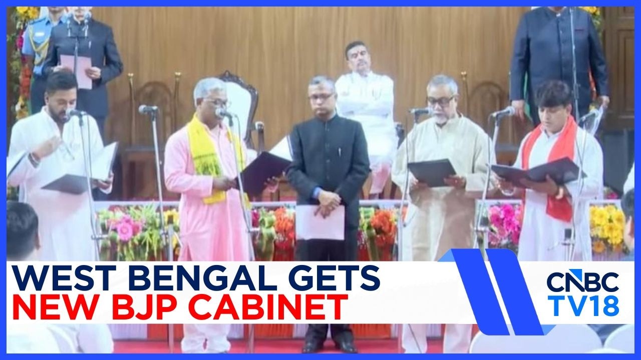BJP MLAs Sworn In West Bengal | Cabinet Reflects Diverse Representation From The State | CNBC TV18