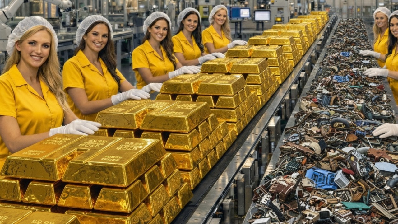 The Full Process: Turning Industrial Waste into 99.99% Pure Gold Bars