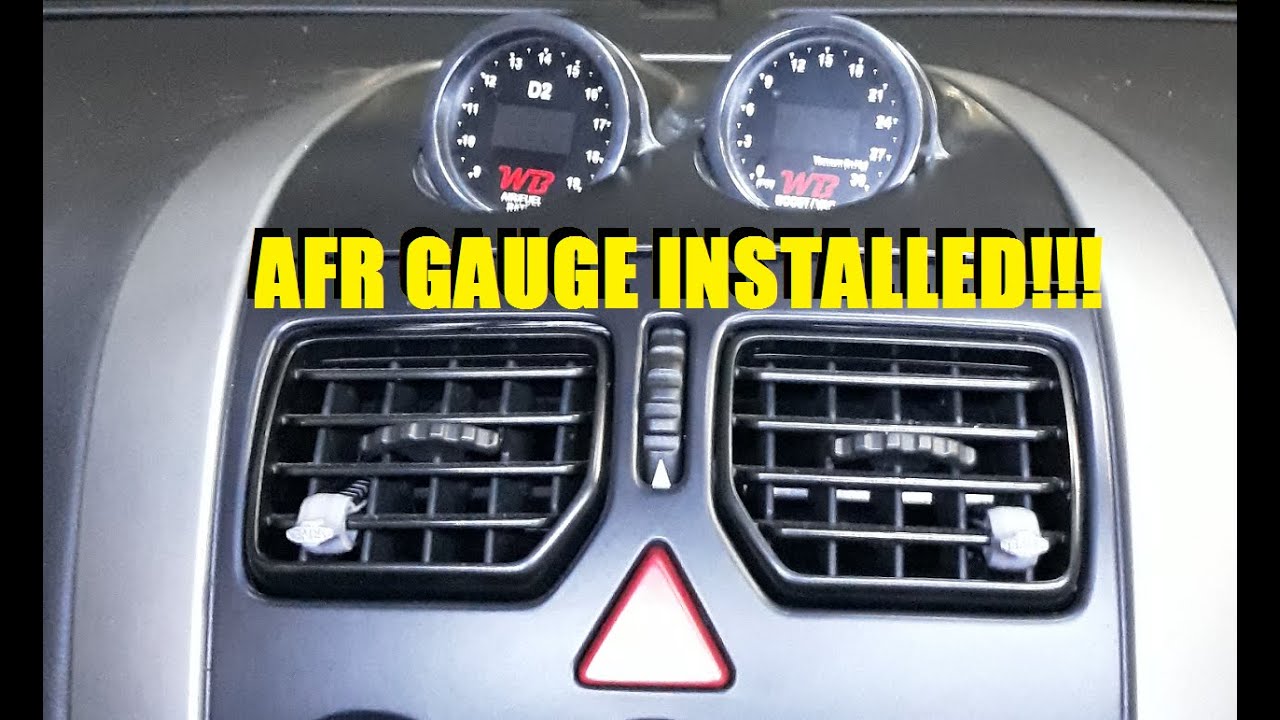 GTO Gets AFR Gauge
