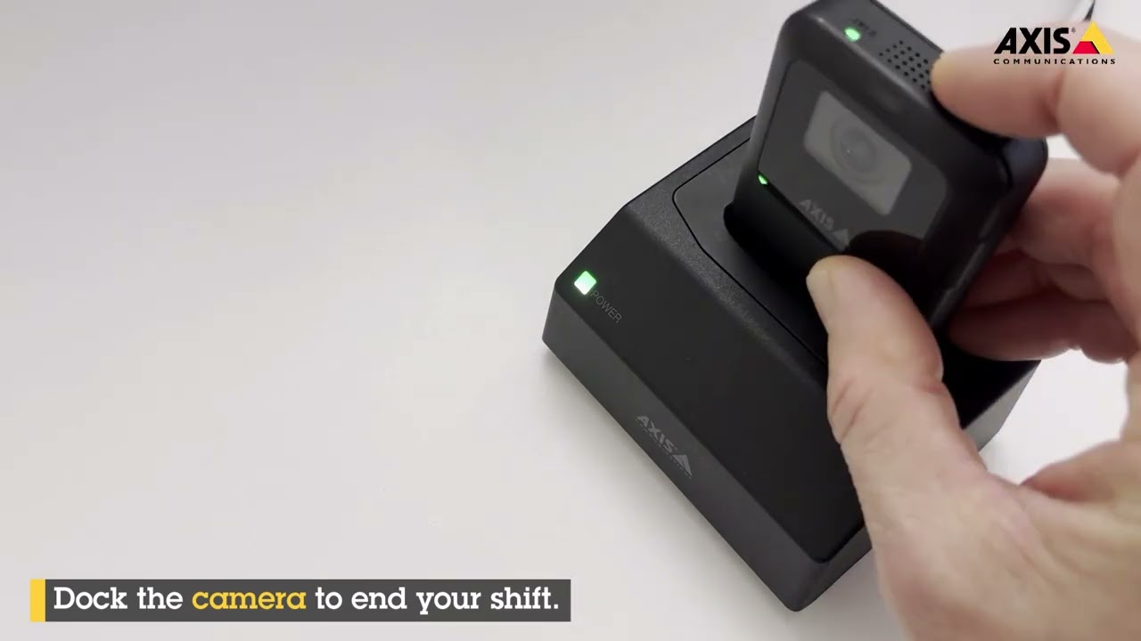 Daily use guide AXIS W110 Body Worn Camera