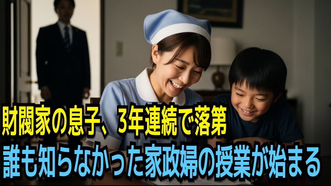 財閥家の息子、3年連続で落第誰も知らなかった家政婦の授業が始まる