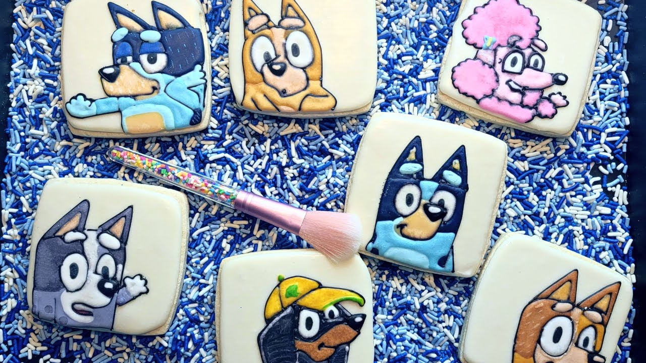 Guess the Bluey Cookie - Cookie ASMR