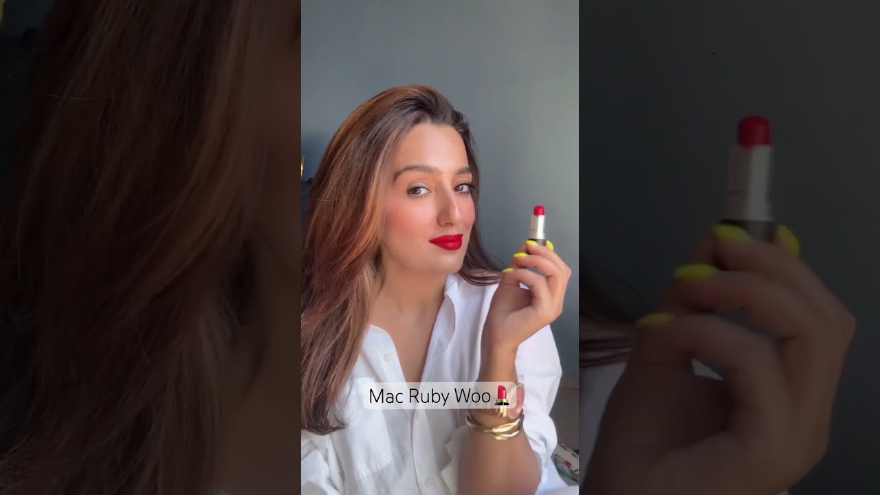 Mac Ruby Woo 💄 #maccosmetics #rubywoo #maclipstick #redlipstick