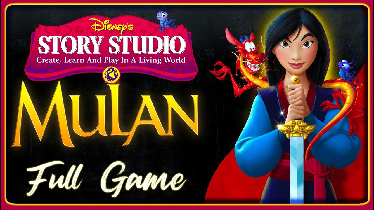 Disney's Story Studio: Mulan Animated Storybook FULL GAME Longplay (PC, PS1)
