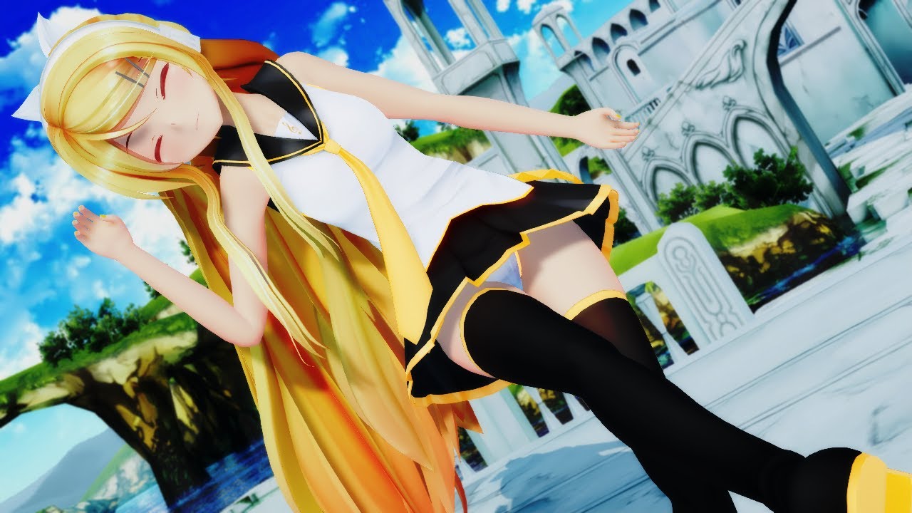【MMD】  ぴんこすてぃっくLuv  【む～ぶ式大人リン】