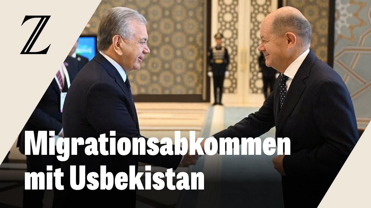 Scholz unterzeichnet Migrationsabkommen mit Usbekistan