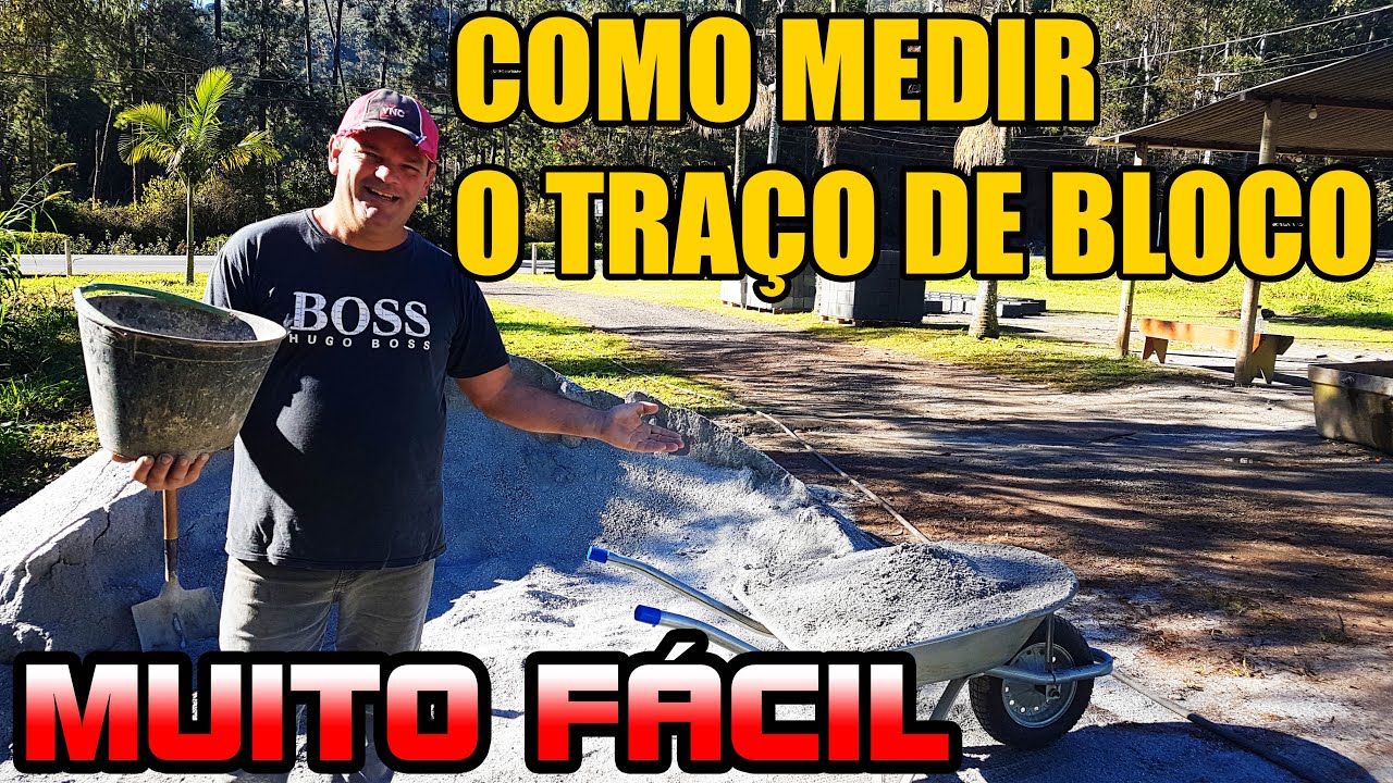 COMO MEDIR O TRA&Ccedil;O DE BLOCO