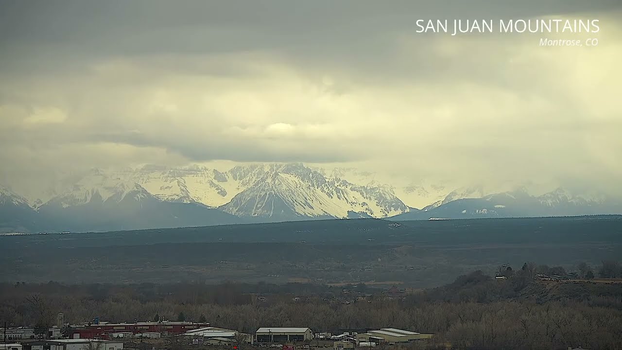 San Juan Mountains Live Stream - Montrose Colorado - February 25
