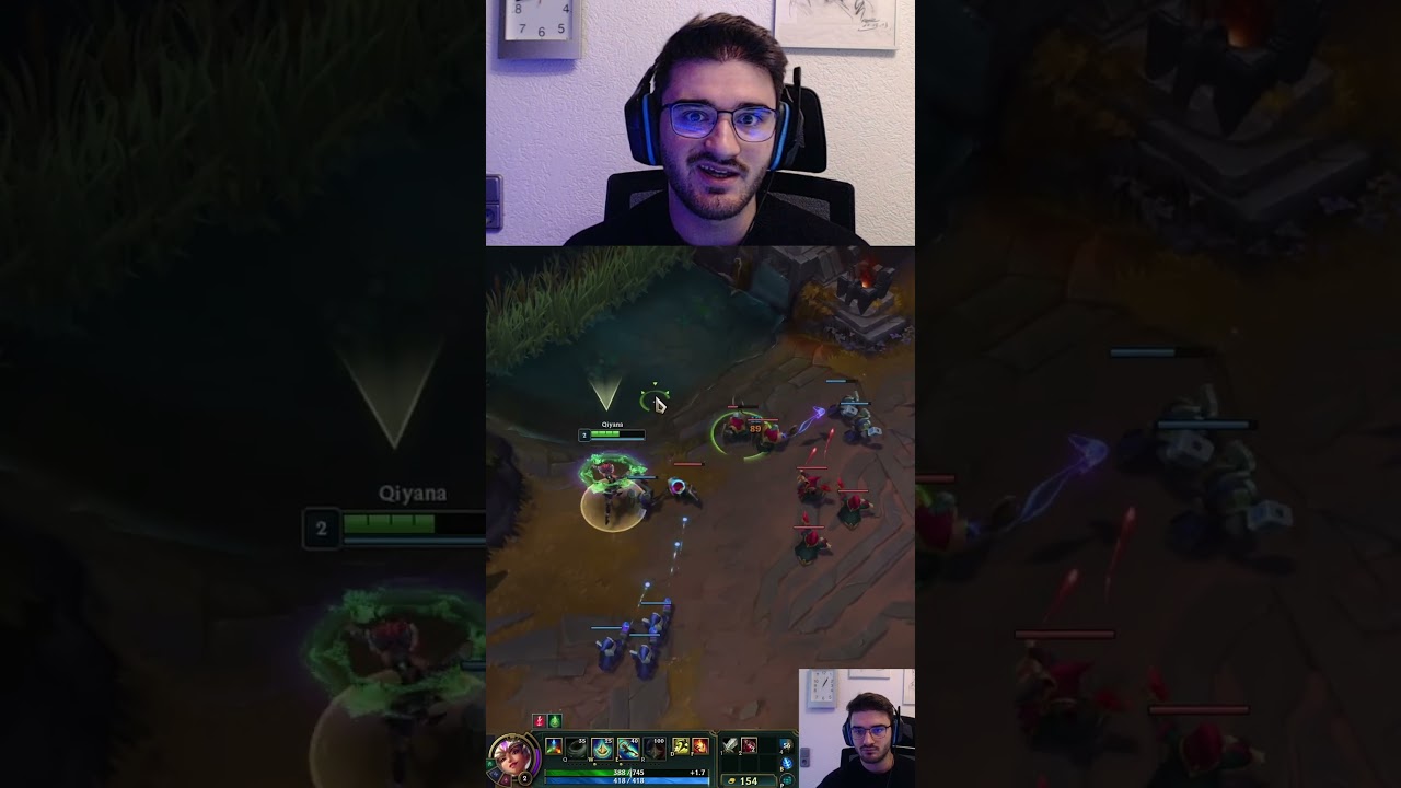 Qiyana EATS Viktor in Lane