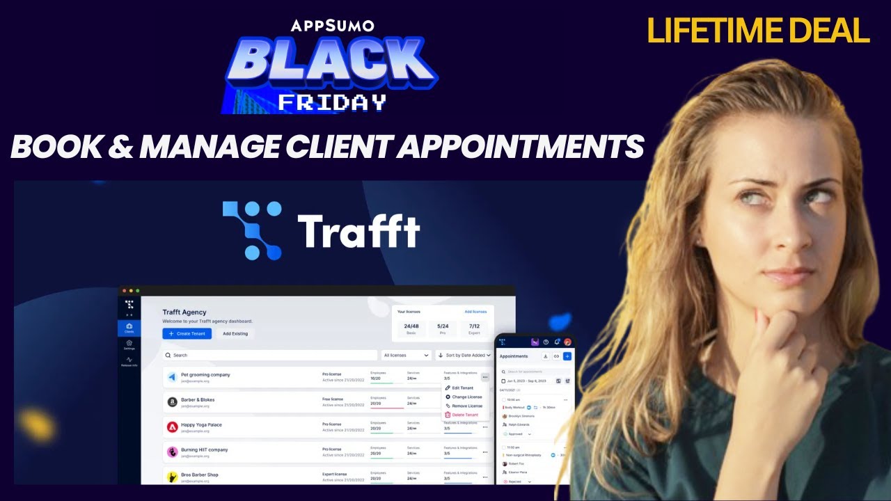Trafft Lifetime Deal - Streamlined Appointment Booking for Businesses - AppSumo Black Friday 2025