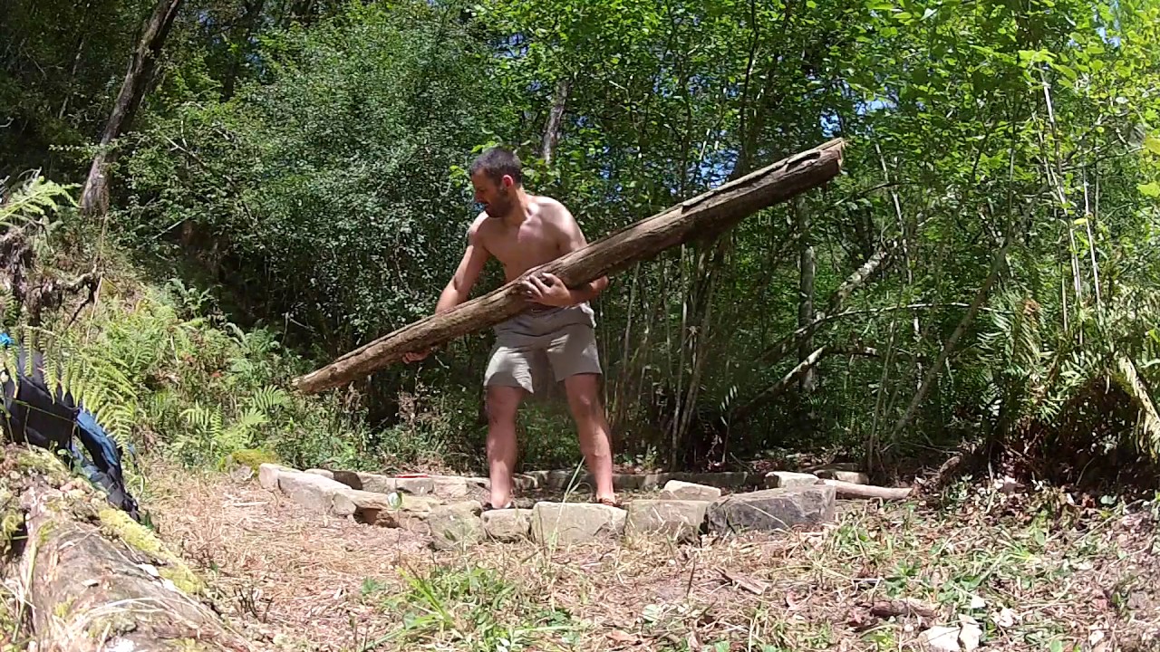 Building a log cabin without power tools: wrong location &ndash; Part 1
