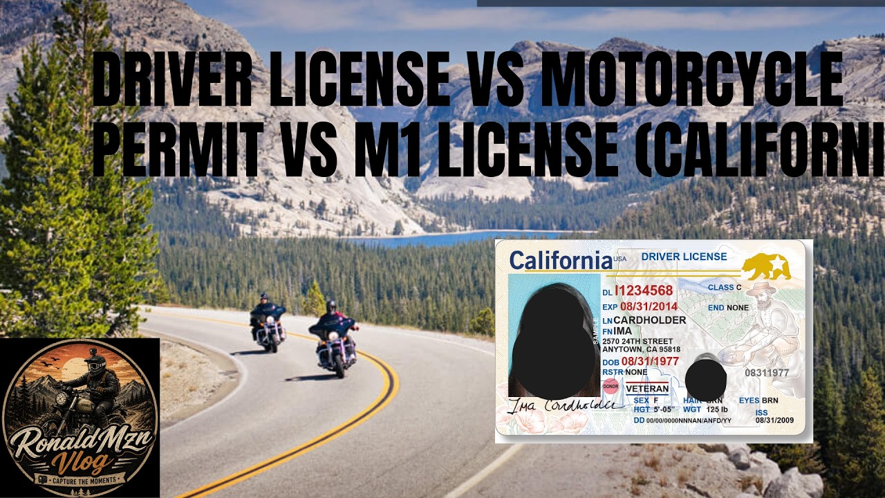 California Driver License vs Motorcycle Permit vs M1 License | Everything You Need to Know (2026)