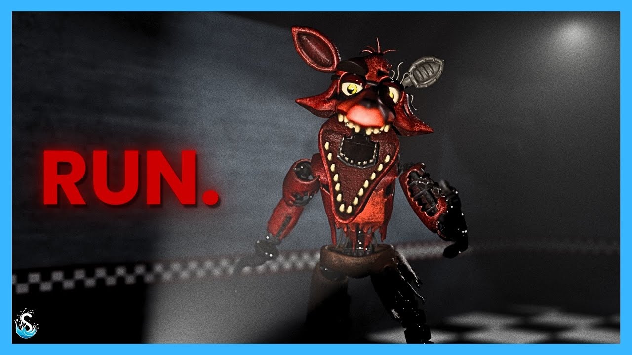 Running from FOXY in ROBLOX...