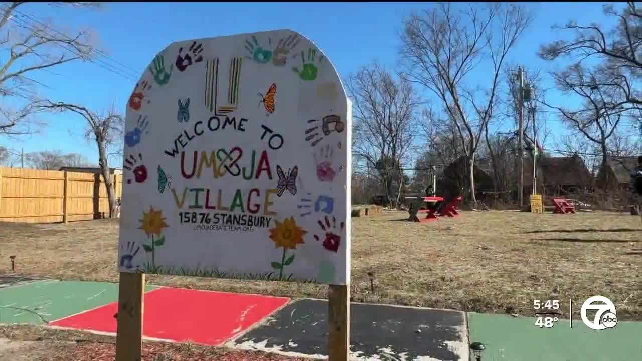 Nonprofit working to bring unity to Detroit neighborhood with community space