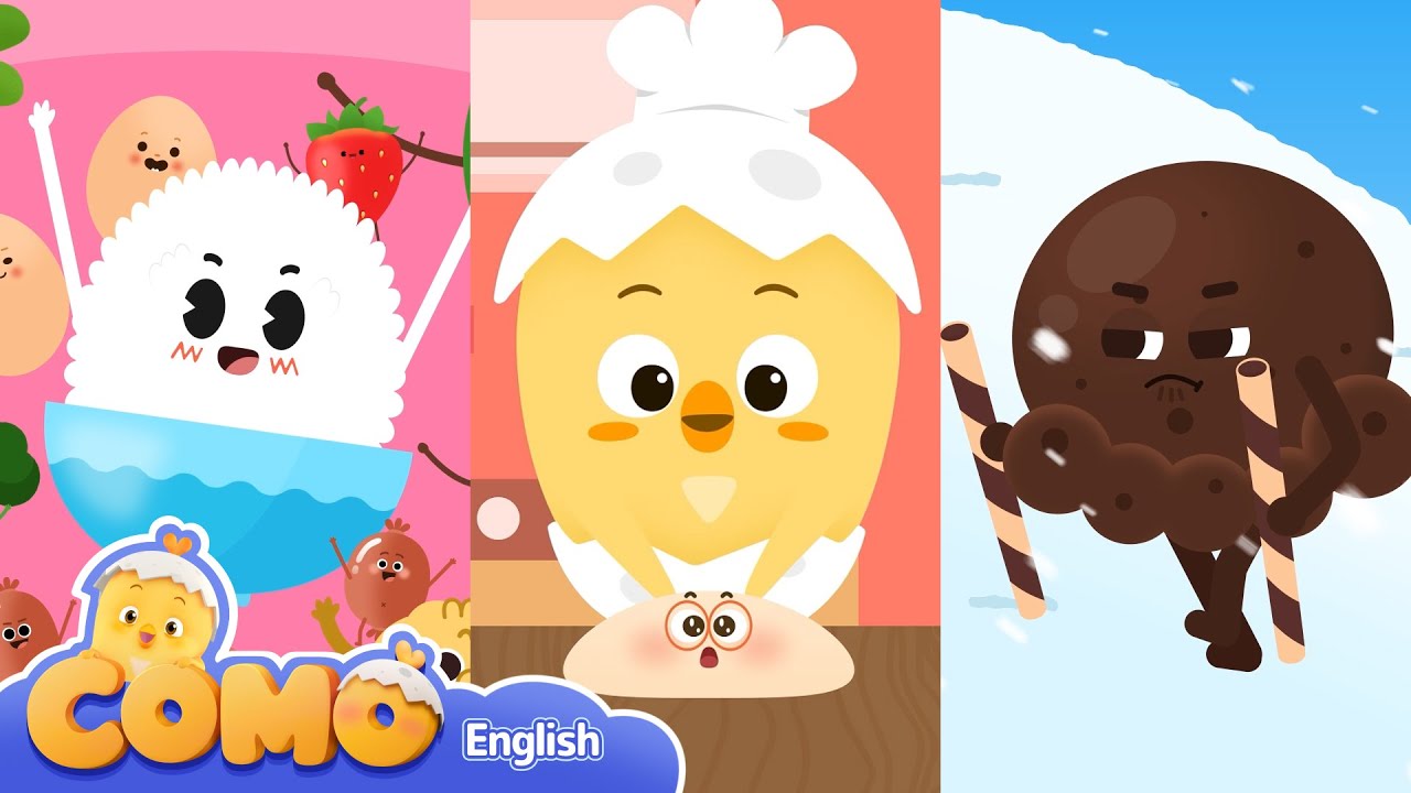 Kids animation | Fun cooking time! How to make Ice flakes + More episodes 26min | Como Cook