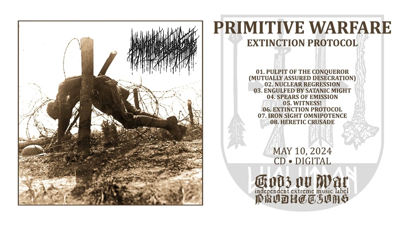 PRIMITIVE WARFARE - Extinction Protocol (Full Album)