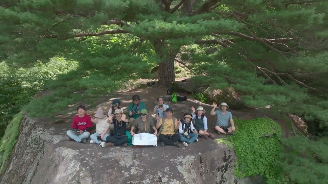 4K 함양 세진대 400년 소나무와 너럭바위의 멋진 뷰 | 지리산문화예술학교 사진특별반